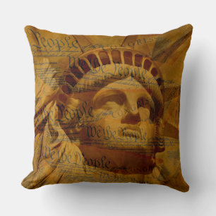 Statue of Liberty We the People Cushion