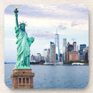 Statue of Liberty with World Trade Centre Coaster