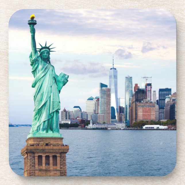 Statue of Liberty with World Trade Centre Coaster (Front)