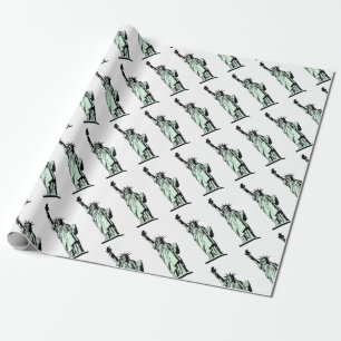 Statue of Liberty Wrapping Paper