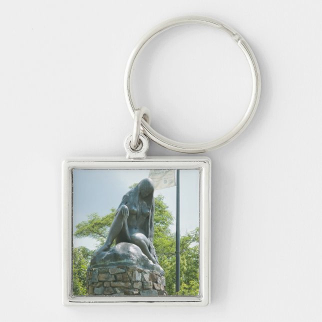 Statue of Lorelei Key Ring (Front)