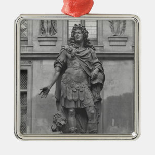 Statue of Louis XIV Metal Ornament