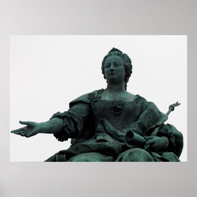 Statue Of Maria Theresia Poster (Front)