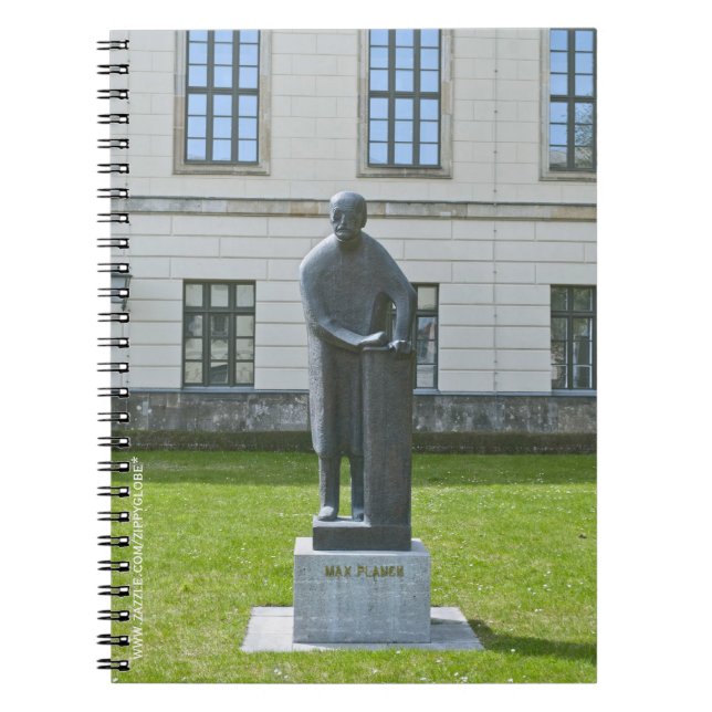 Statue of Max Planck in Berlin Notebook (Front)