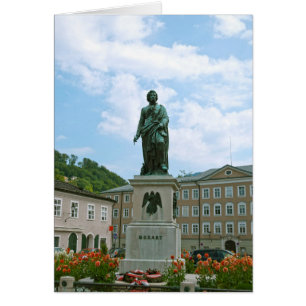 Statue of Mozart in Salzburg