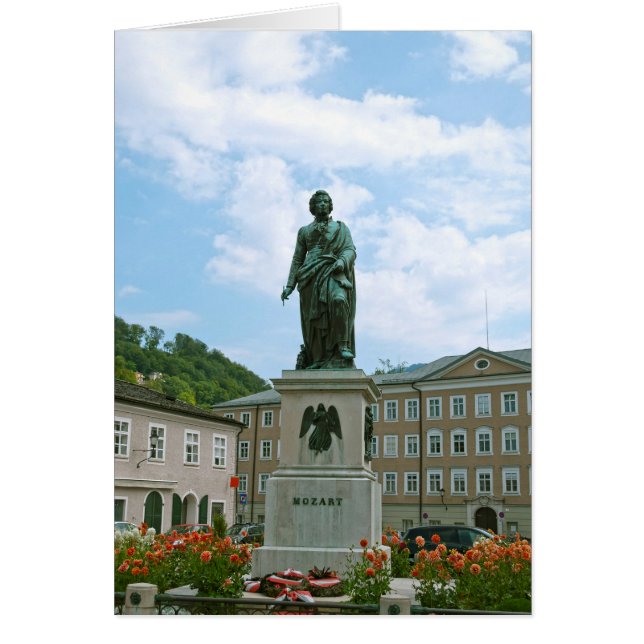 Statue of Mozart in Salzburg (Front)