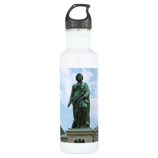 Statue of Mozart in Salzburg 710 Ml Water Bottle (Front)