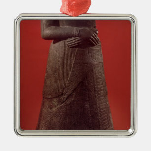 Statue of Napirasu, wife of Elamite King Metal Tree Decoration