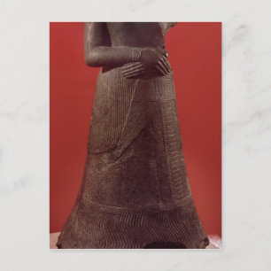 Statue of Napirasu, wife of Elamite King Postcard