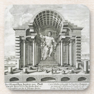 Statue of Olympian Zeus, made by Phidias in gold a Coaster