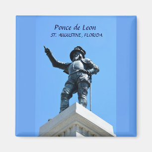 Statue of Ponce de Leon  Magnet