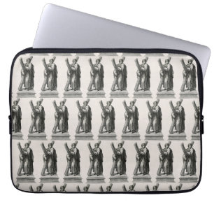 Statue of Saint Andrew Apostle with cross Laptop Sleeve