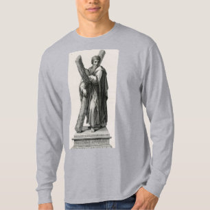 Statue of Saint Andrew Apostle with cross T-Shirt