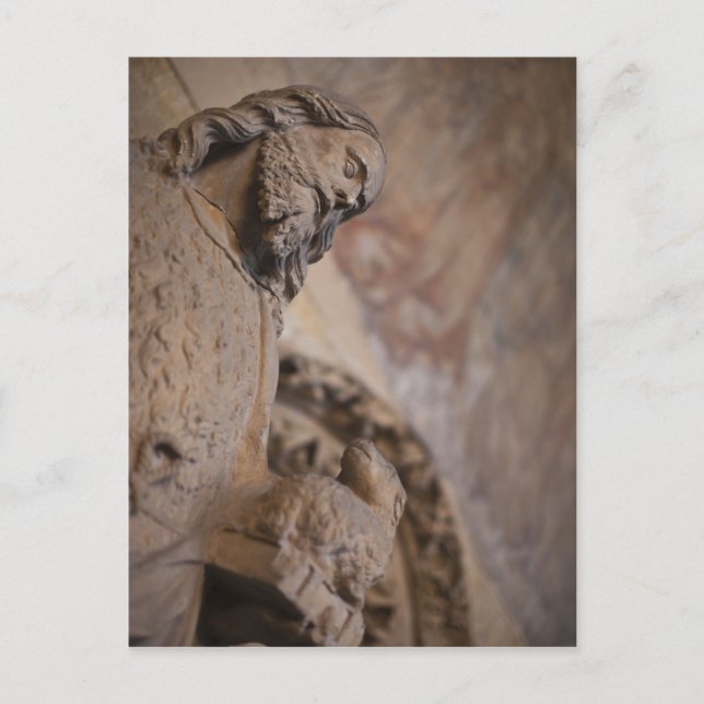 Statue of Saint John the Baptist Postcard (Front)