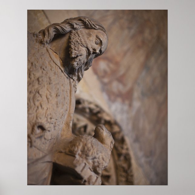 Statue of Saint John the Baptist Poster (Front)