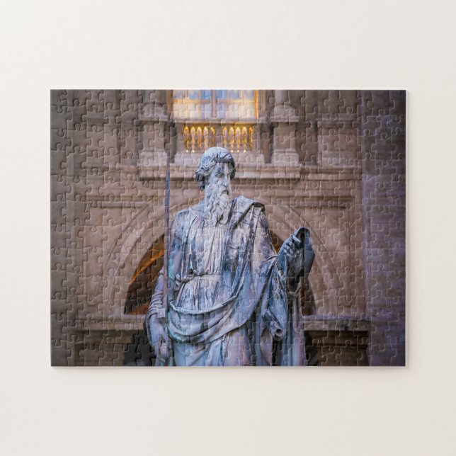Statue of Saint Paul Rome. Jigsaw Puzzle (Horizontal)