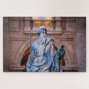 Statue of Saint Paul Rome. Jigsaw Puzzle