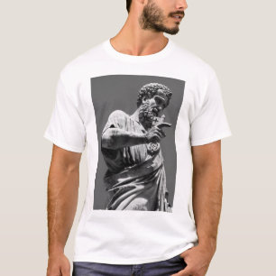 Statue of Saint Peter with Golden Key T-Shirt