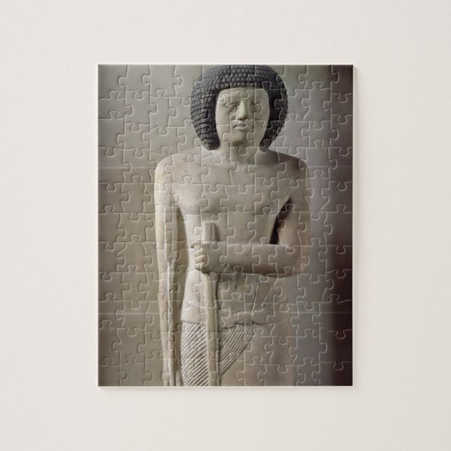 Statue of Sepa, Old Kingdom (painted limestone) Jigsaw Puzzle (Vertical)