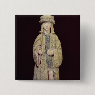 Statue of St. Louis 15 Cm Square Badge