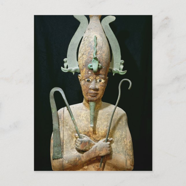 Statue of the Cult of Osiris Postcard (Front)