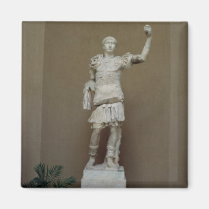 Statue of the Emperor Trajan (53-117 AD) (marble) Magnet