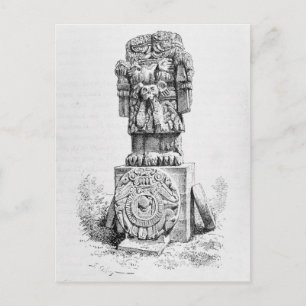 Statue of the Goddess Coatlicue Postcard