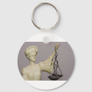 Statue of the goddess Themis Key Ring