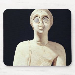 Statue of the Great Goddess, from Tell Asmar Mouse Pad