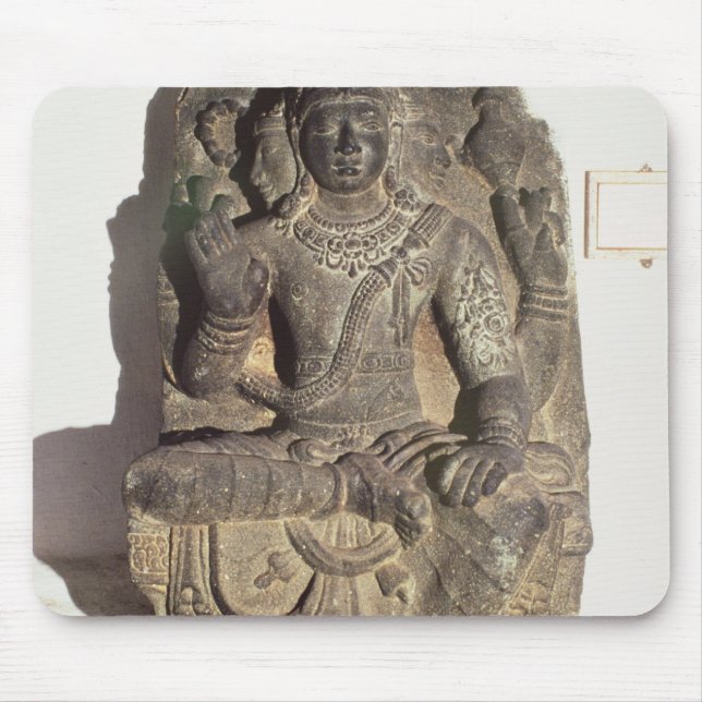 Statue of the Hindu God Brahma Mouse Pad (Front)