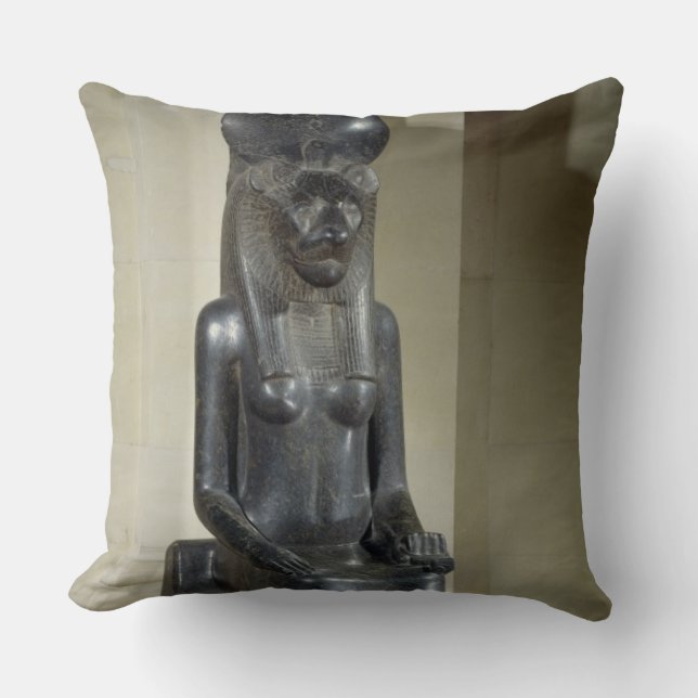 Statue of the lion-headed goddess Sekhmet, from th Cushion (Front)