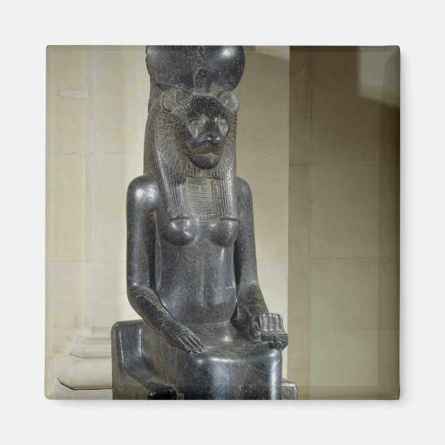 Statue of the lion-headed goddess Sekhmet, from th Magnet (Front)
