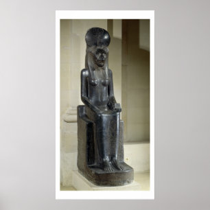 Statue of the lion-headed goddess Sekhmet, from th Poster