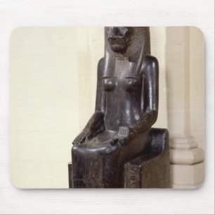 Statue of the lion-headed goddess Sekhmet Mouse Pad