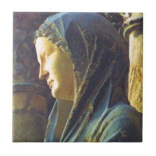 Statue of the Virgin Mary Tile