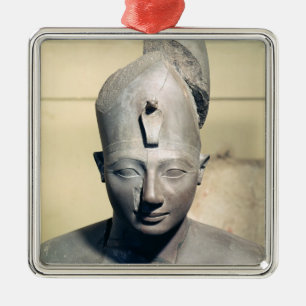 Statue of Tuthmosis III Metal Tree Decoration