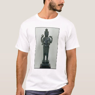 Statue of Vishnu in his triple form of Vishnu T-Shirt