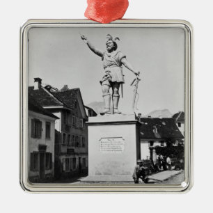 Statue of William Tell, c.1860-90 Metal Ornament