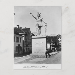 Statue of William Tell, c.1860-90 Postcard