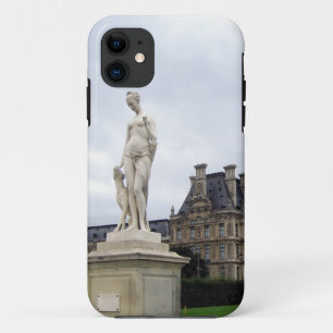 Statue on the Louvre Grounds iPhone 11 Case