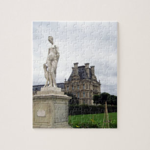 Statue on the Louvre Grounds Jigsaw Puzzle