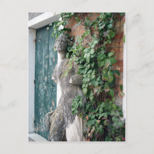 Statue on Torcello Postcard
