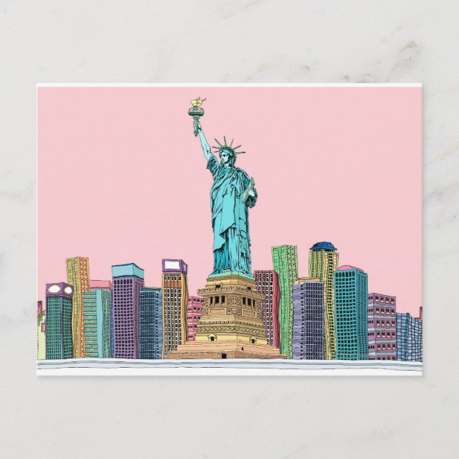 Statue Postcard (Front)