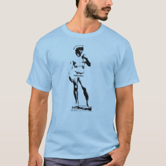 Statue: Say the F Word — Black Print T-Shirt
