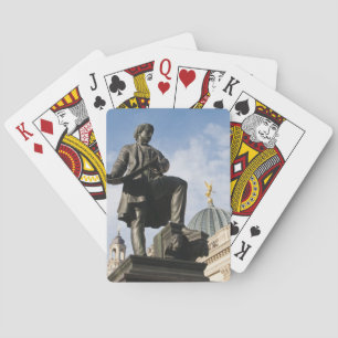 Statue with Glass dome on Kunstverein building Playing Cards