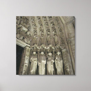 Statues of Notre Dame Canvas Print