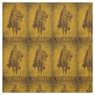 Statuesque Alexander Hamilton Design Fabric