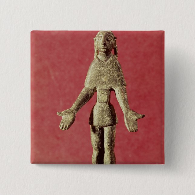 Statuette 15 Cm Square Badge (Front)