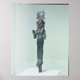 Statuette of a Phoenician goddess Poster