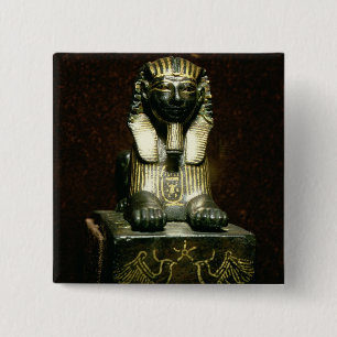 Statuette of a sphinx of King Tuthmosis III, New K 15 Cm Square Badge